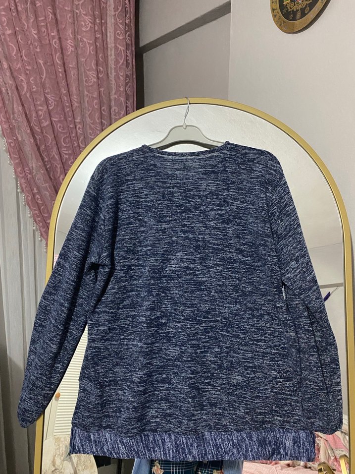 Nakışlı Bohem Kadın Triko Kazak - Görsel 3