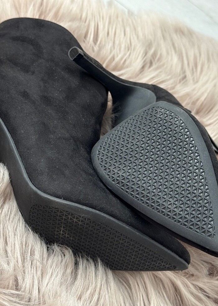 Süet ince topuklu bot - Görsel 3