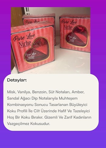 Pure Love Niche Kadın Parfümü