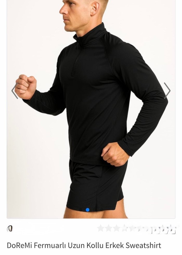 DoReMi Fermuarlı Siyah Erkek Sweatshirt - Görsel 3