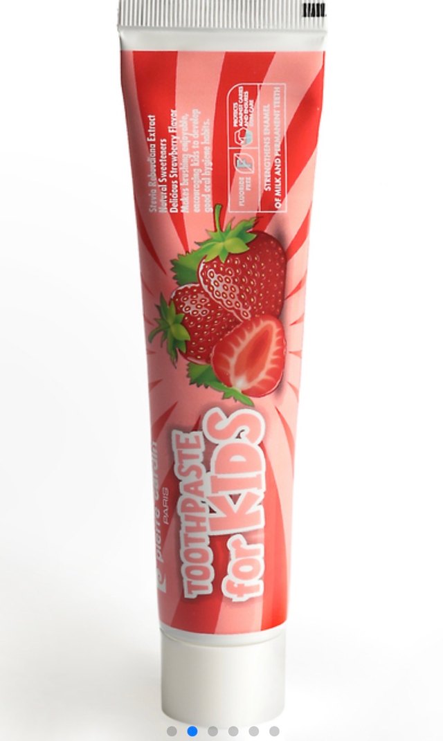 Çilek Aromalı Çocuk Diş Macunu - Görsel 2