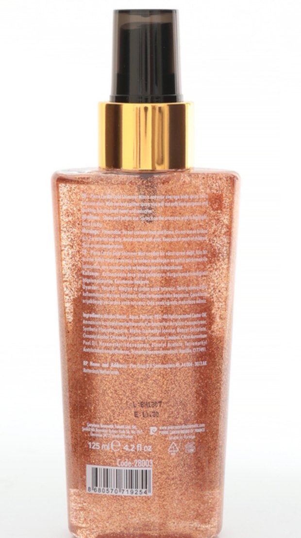  PierreCardin BodyMist-AltınSimli Vücut Spreyi-125 ml - Görsel 2