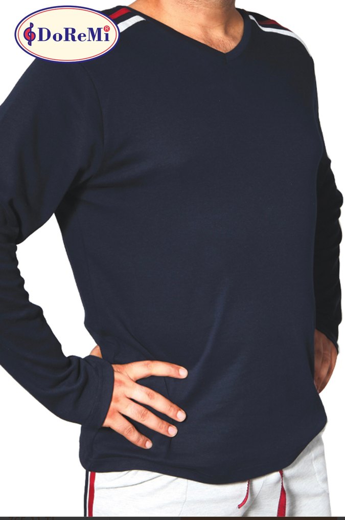 Gri Erkek Uzun Kollu Rahat Pijama Takımı - Görsel 2