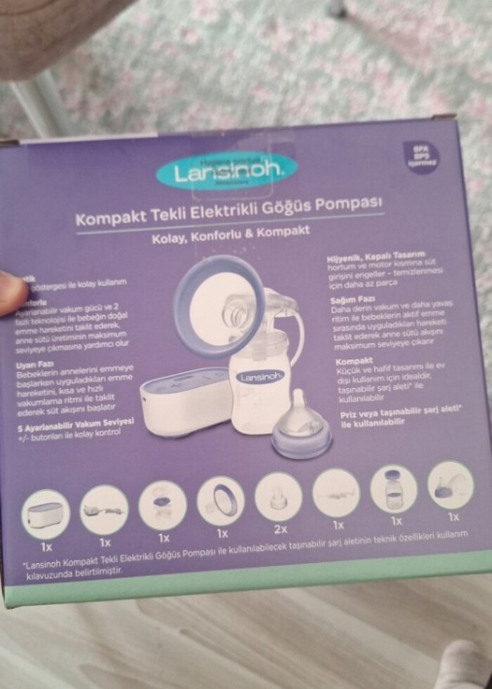 Elektrikli süt pompasi - Görsel 2