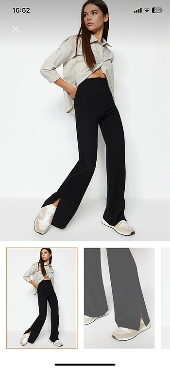 trendyolmilla siyah pantolon