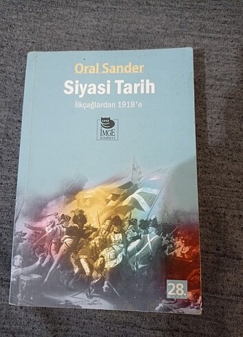 Oral Sander Siyasi Tarih ilkcaglardan 1918' e kitabı 