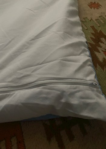 Nakışlı Mavi Pamuklu Bebek Uyku Aksesuarı - Görsel 6