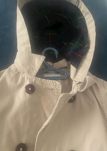 Düğmeli Erkek Çocuk Bej Kaban - Görsel 5