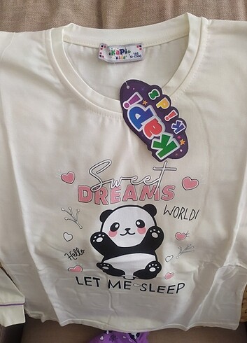 12-13 Yaş Beden Kız çocuk pijama takımı 