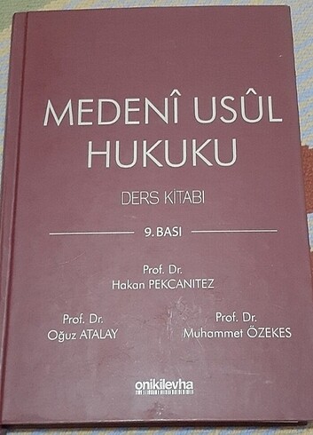 Hakan Pekcanıtez Medeni Usul Hukuku 