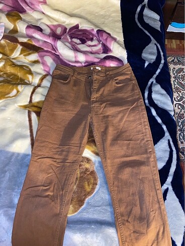 Kahverengi vintage pantolon