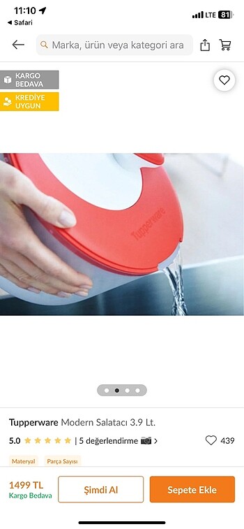 Tupperware Tupper sebze kurutucu