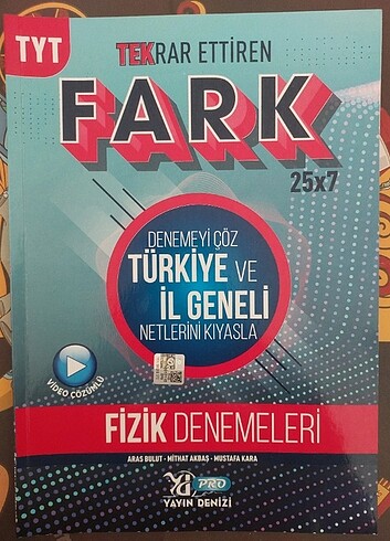 Yayın Denizi Pro TYT Fizik Denemeleri