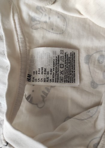 H&M bebek Pamuklu Uzun Kollu Tulum - Görsel 3