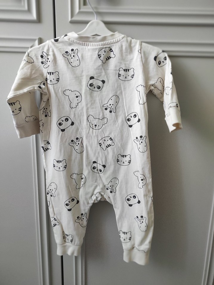 H&M bebek Pamuklu Uzun Kollu Tulum - Görsel 2