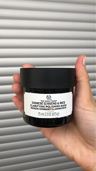 Body shop leke açıcı pirinç maske