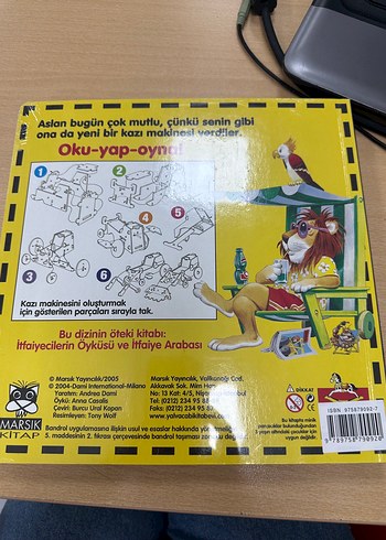 Aslanın Kepçesi - Oku-Yap-Oyna Çocuk Kitabı