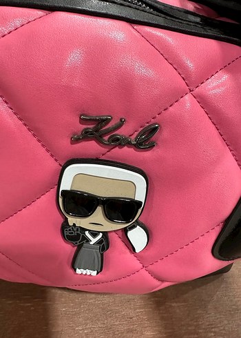 Beden pembe Renk Karl Lagerfeld marka çanta sıfır