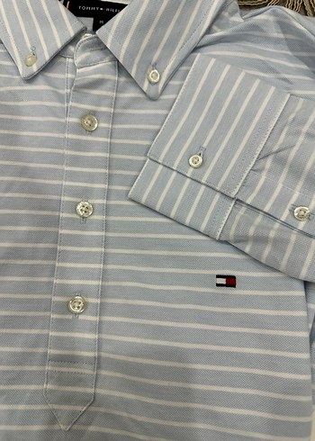 Tommy Hilfiger Erkek Uzun Kollu Polo Tişört - Görsel 3