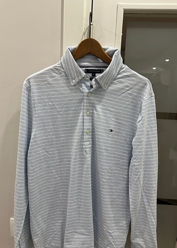 Tommy Hilfiger Erkek Uzun Kollu Polo Tişört - Görsel 5