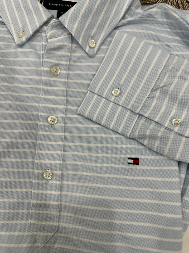 Tommy Hilfiger Erkek Uzun Kollu Polo Tişört - Görsel 3