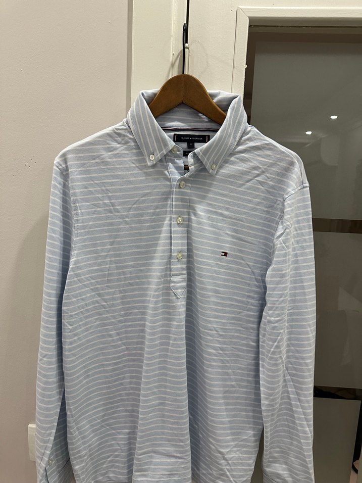 Tommy Hilfiger Erkek Uzun Kollu Polo Tişört - Görsel 5