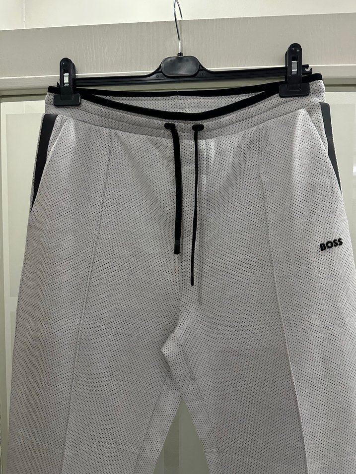 Gri BOSS Erkek Eşofman Altı - Görsel 4