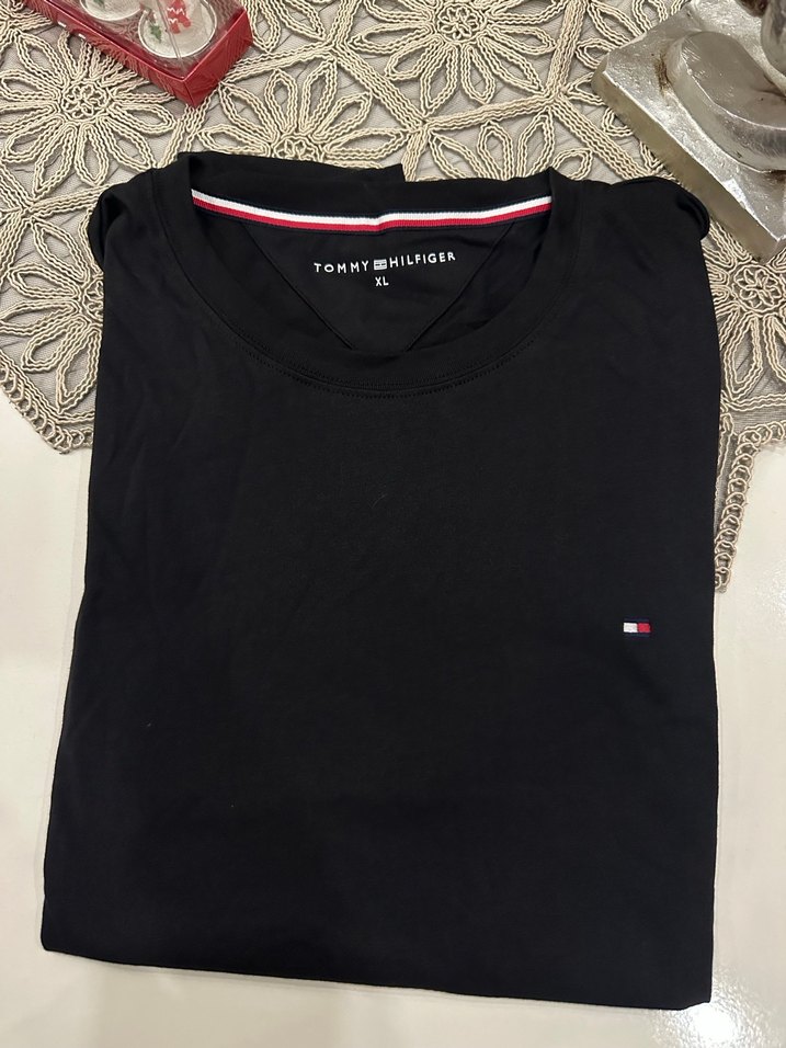 Tommy Hilfiger Siyah Erkek Sweatshirt XL - Görsel 2