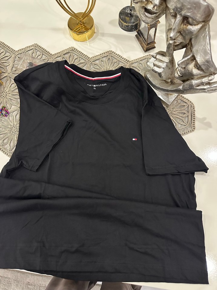 Tommy Hilfiger Siyah Erkek Sweatshirt XL - Görsel 4
