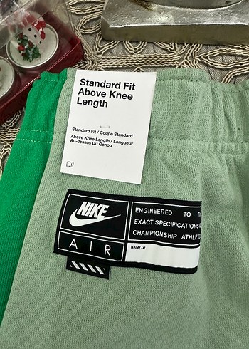 Nike çocuk Yeşil Mini Eşofman Şortu - Görsel 5