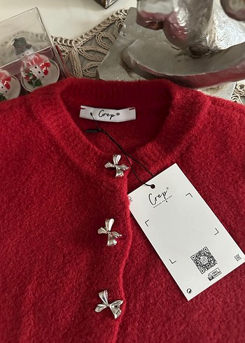 Crep marka yumuşacık hırka - Görsel 8