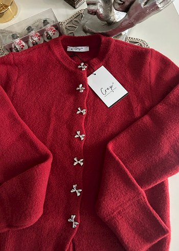 Crep marka yumuşacık hırka - Görsel 7