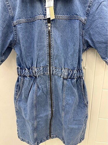 40 Beden mavi Renk Topshop marka kot elbise