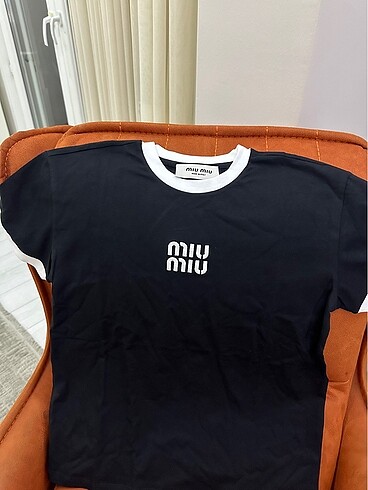 Miu Miu Miu Miu marka Orjinal tişört