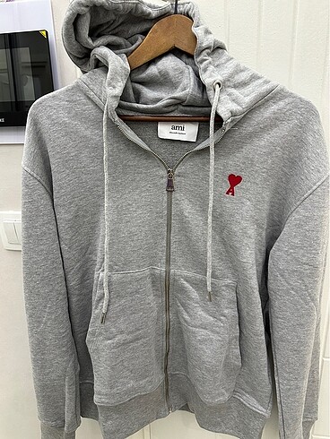 l Beden gri Renk AmiParis orjinal sweatshirt