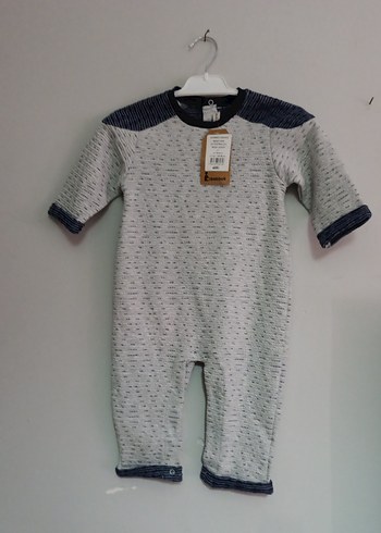 Gri Örgü Erkek Bebek Tulum 1.5 yaş