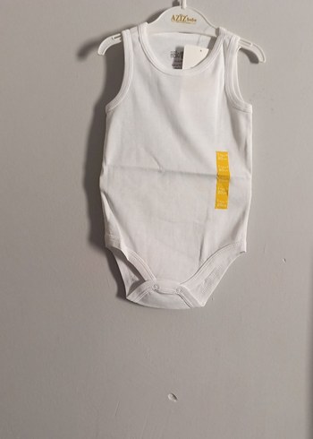 Kolsuz Beyaz Bebek Body 5 adet 1 yaş - Görsel 2