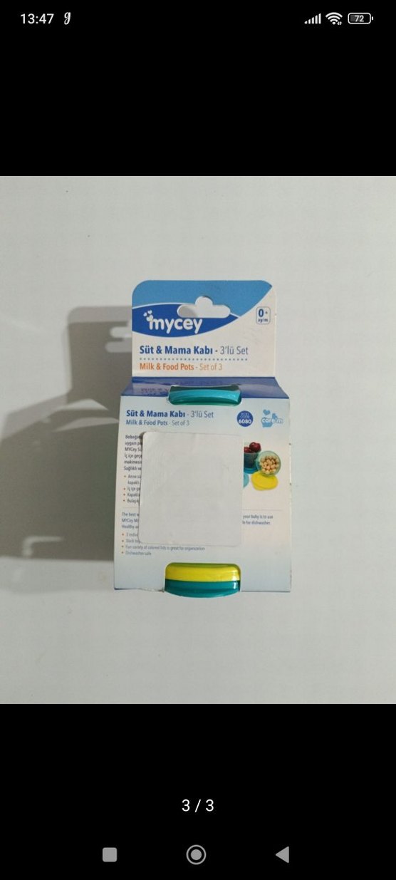 Turkuaz Renkli mama kabı - Görsel 3