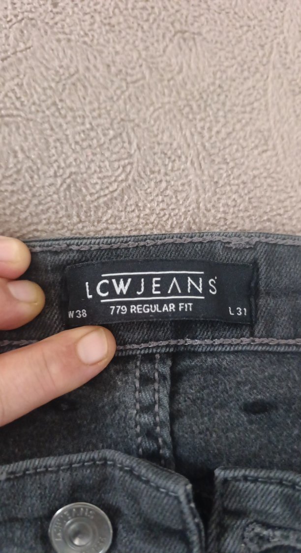 Gri Erkek Denim Rahat Kesim Jean - Görsel 4