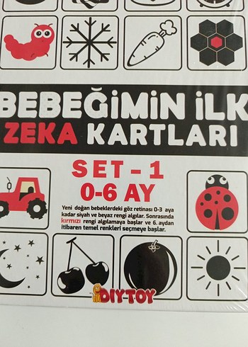 Diğer Bebeğimin İlk Zeka Kartları Set-1 (0-6 Ay)
