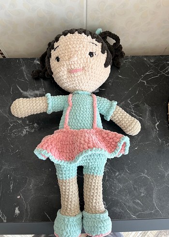 Beden Pastel Renkli El Örgüsü Bebek