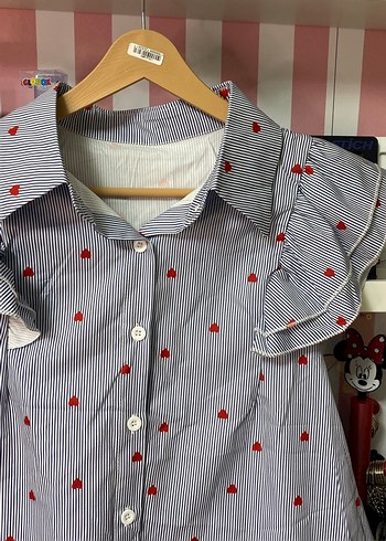 Temu marka Fırfırlı Gömlek te - Görsel 2