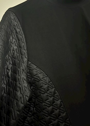 Kayra Düğmeli Siyah Uzun Kadın Tunik - Görsel 4