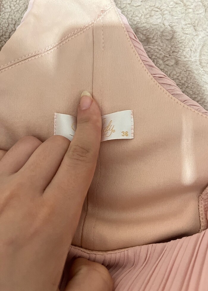 Pudra rengi abiye - Görsel 3