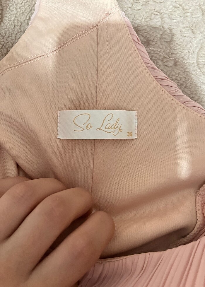 Pudra rengi abiye - Görsel 4