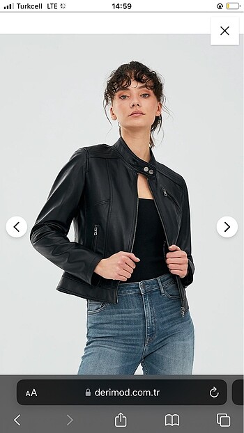 Derimod kylie model deri ceket