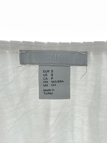 s Beden beyaz Renk H&M Bluz %70 İndirimli.