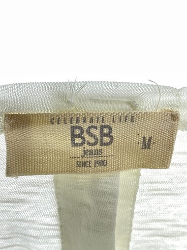 m Beden beyaz Renk BSB Bluz %70 İndirimli.