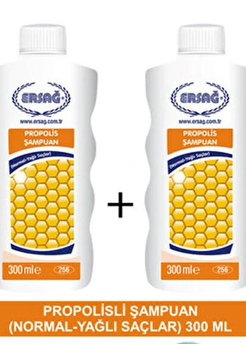 Ersağ Propolisli Şampuan 300 ml x2