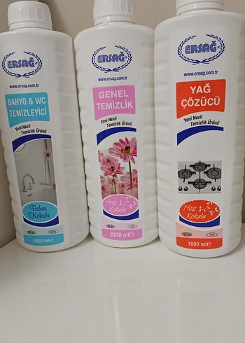 Ersağ Genel Temizlik ve Yağ Çözücü Şampuan 1000 ml